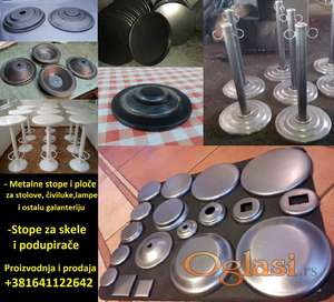 Metalna danca , stope i rozete za razne namene